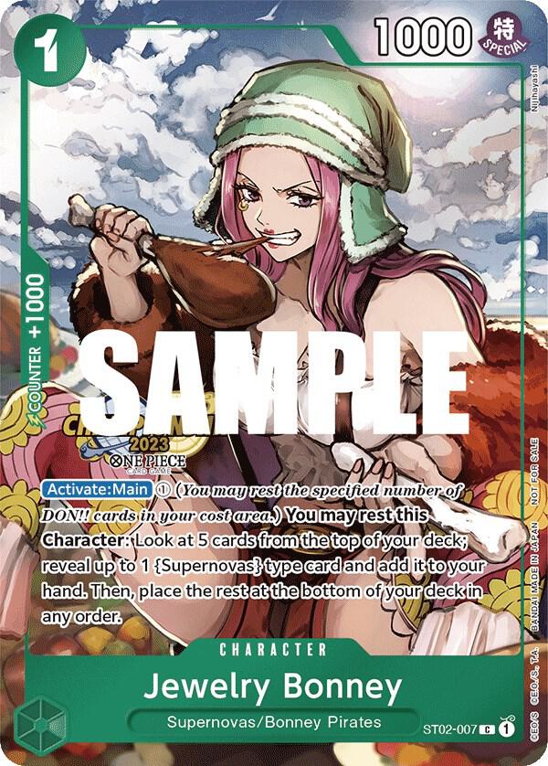 Jewelry Bonney [ST02-007] Championship 2023 Celebration Pack