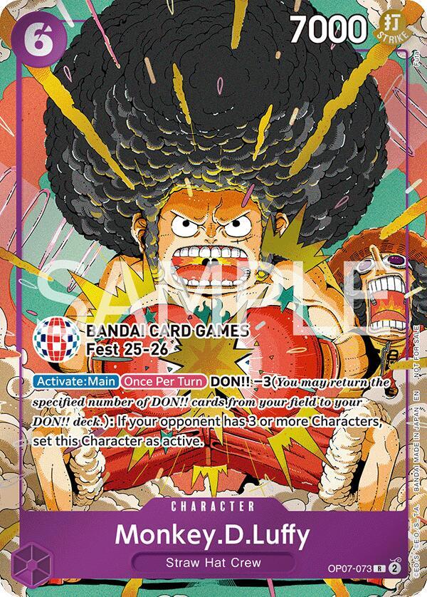 Monkey.D.Luffy (BANDAI Card Games Fest 25-26) - One Piece Promotion Cards (OP-PR) Monkey.D.Luffy (BANDAI Card Games Fest 25-26) - One Piece Promotion Cards (OP-PR)