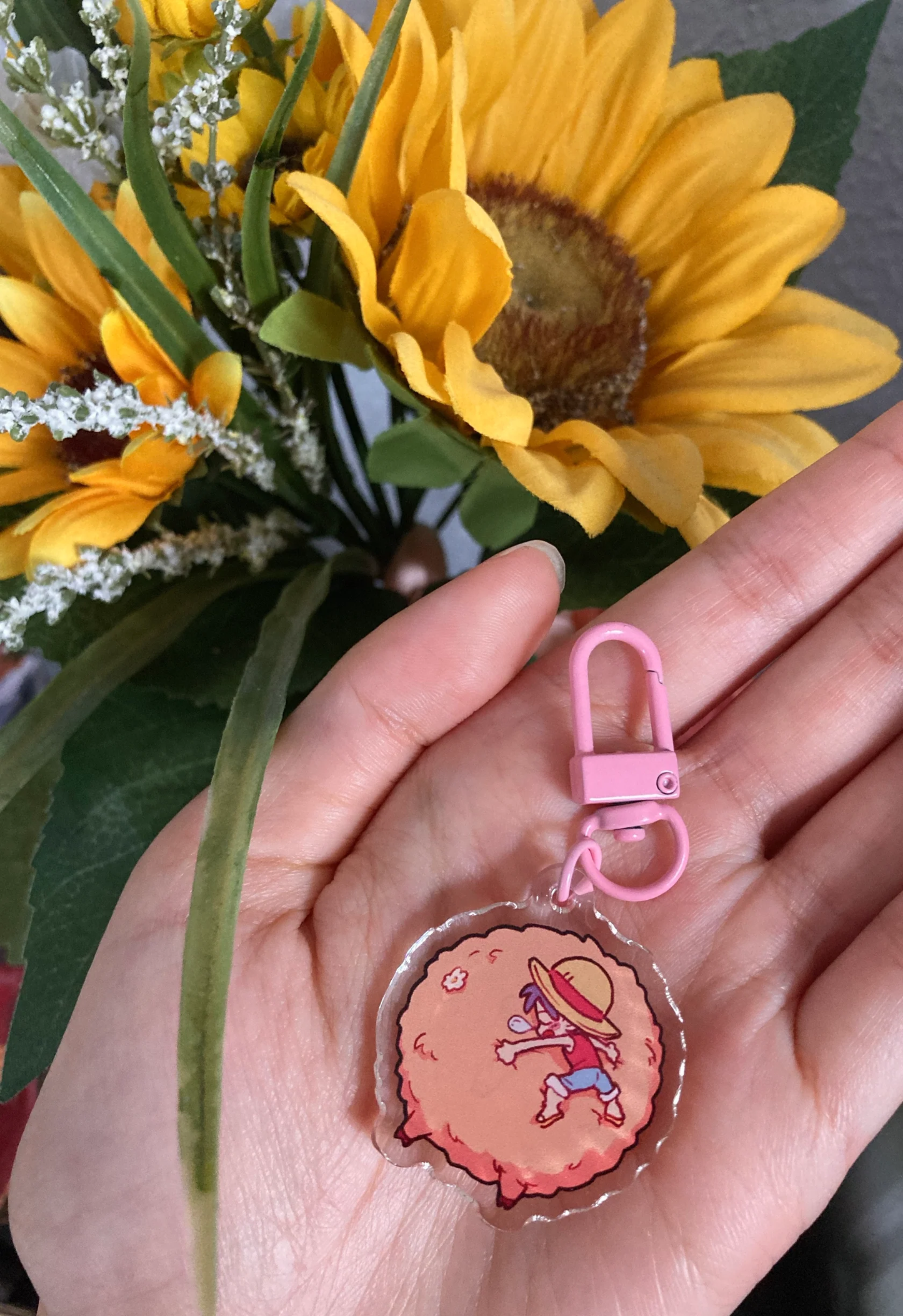 Puffball Chopper Keychain by Aokkun