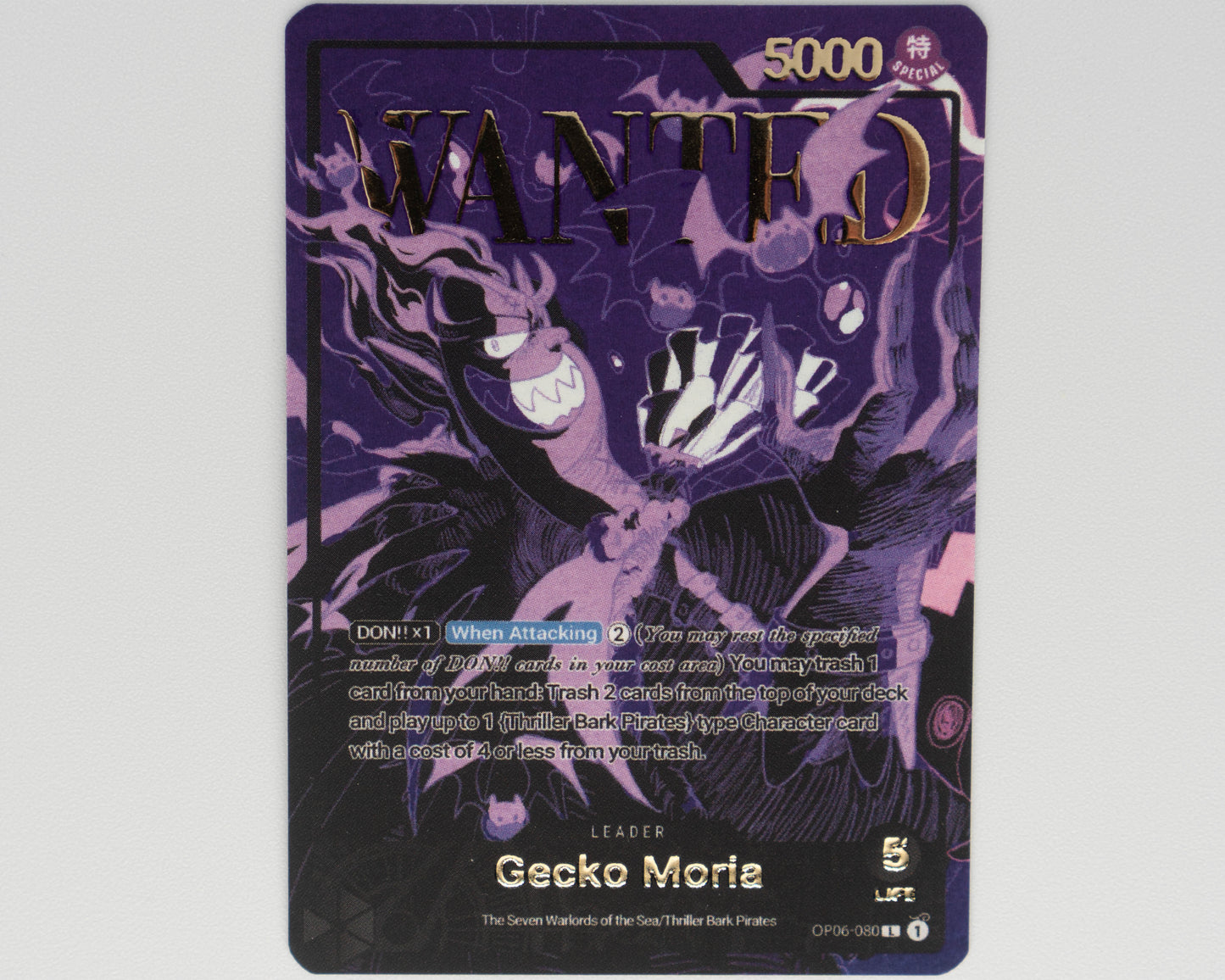 Custom OP06 Gecko Moria Leader