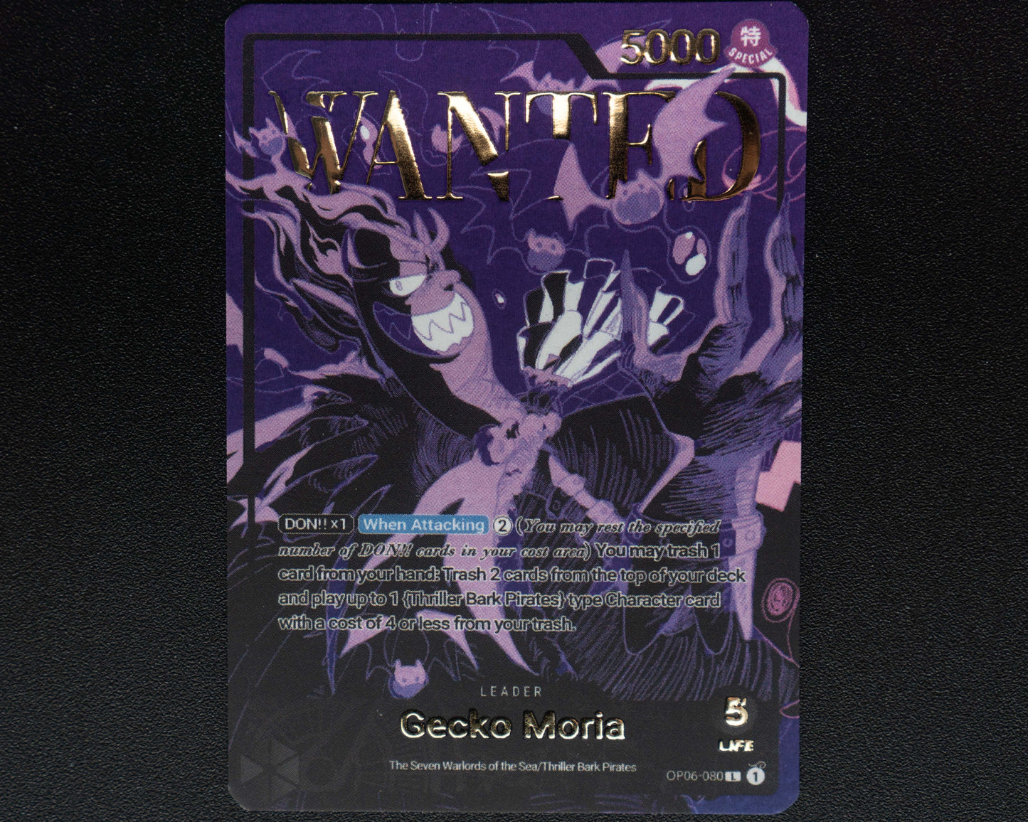 Custom OP06 Gecko Moria Leader