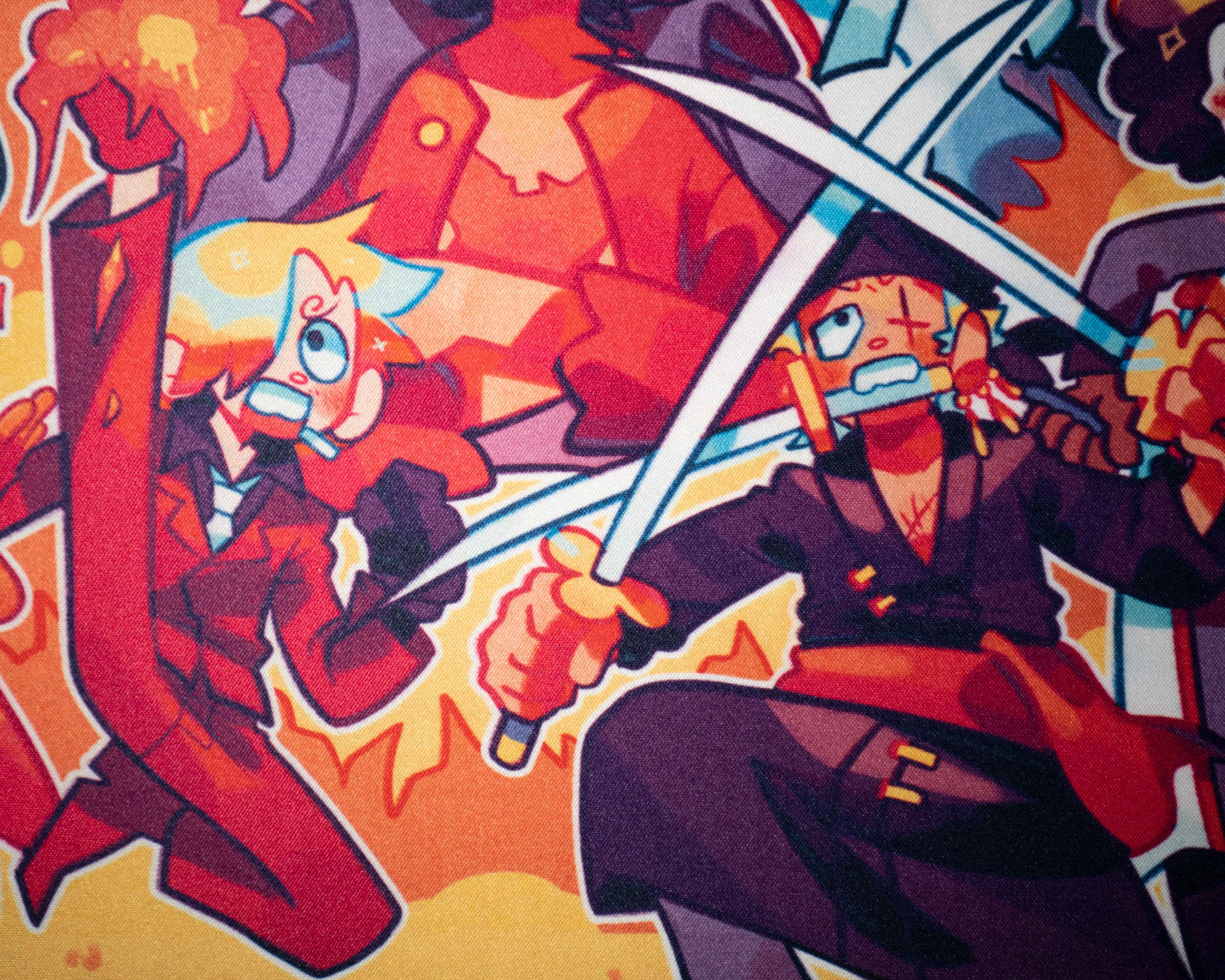 zoomed in image of zoro and sanji