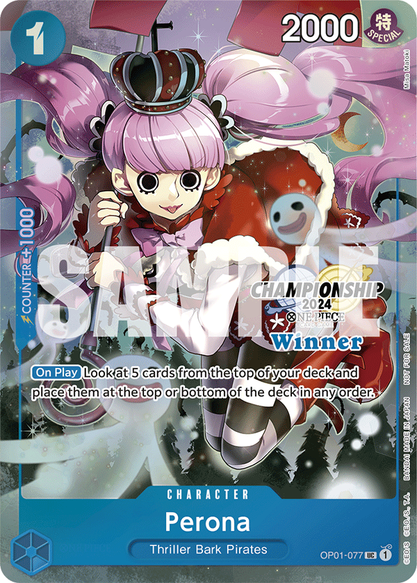 Perona [OP01-077] Championship 2024 Winner Pack Sep-Oct