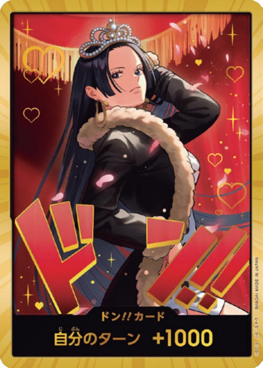 DON!! Card (Boa Hancock) (Gold) - (EB03) - JP