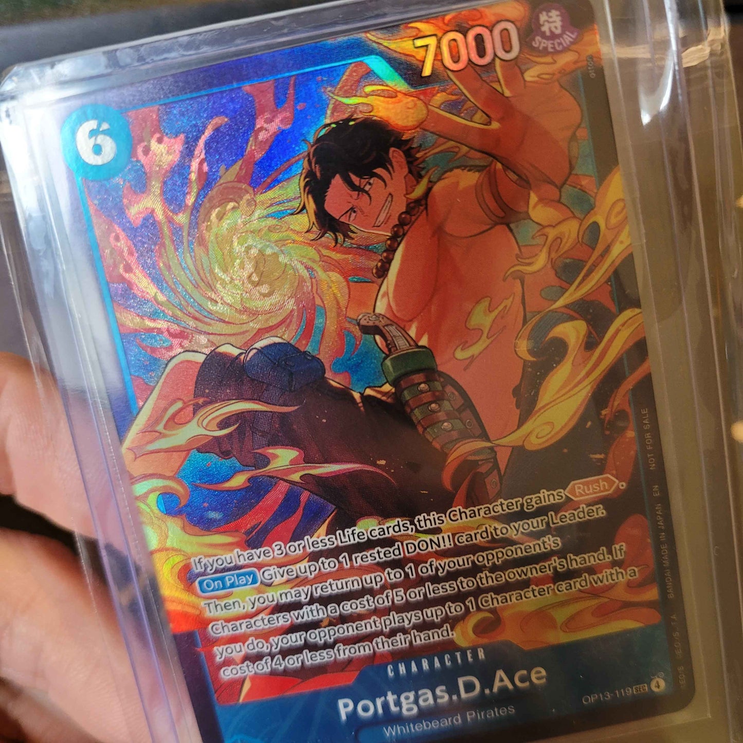 Portgas.D.Ace (Store Treasure Cup Winner) [OP13-119] OP13 Carrying On His Will -- Store Treasure Cup March 2026