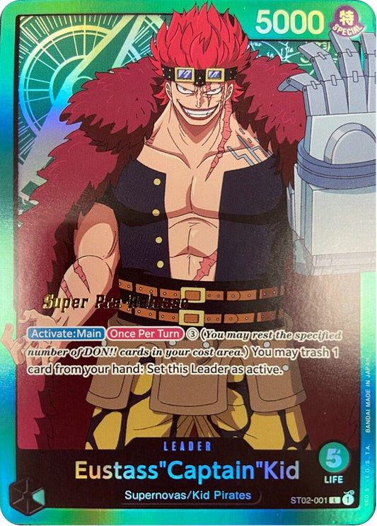 Eustass"Captain"Kid [ST02-001] Starter Deck 02 - Worst Generation - Super Pre-Release