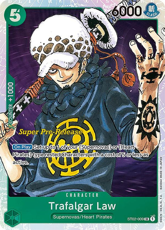 Trafalgar Law [ST02-009] Starter Deck 02 - Worst Generation - Super Pre-Release