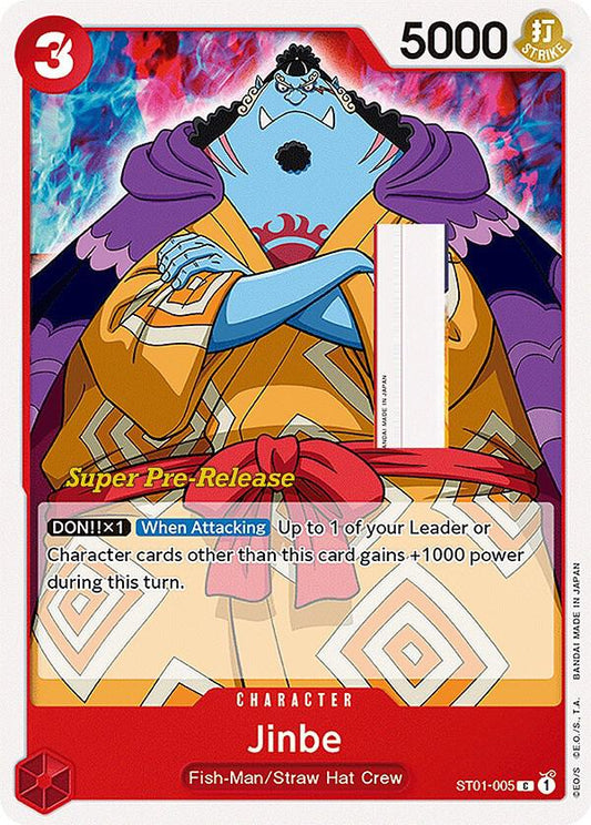 Jinbe [ST01-005] Starter Deck 01 - Straw Hat Crew - Super Pre-Release