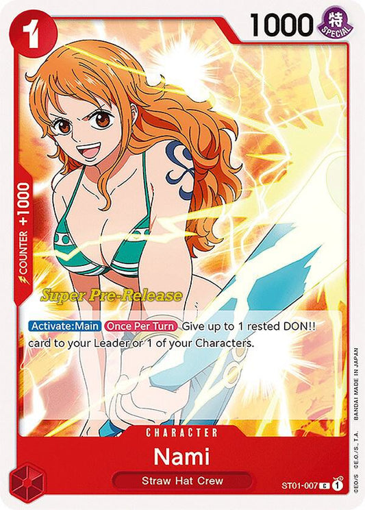 Nami [ST01-007] Starter Deck 01 - Straw Hat Crew - Super Pre-Release