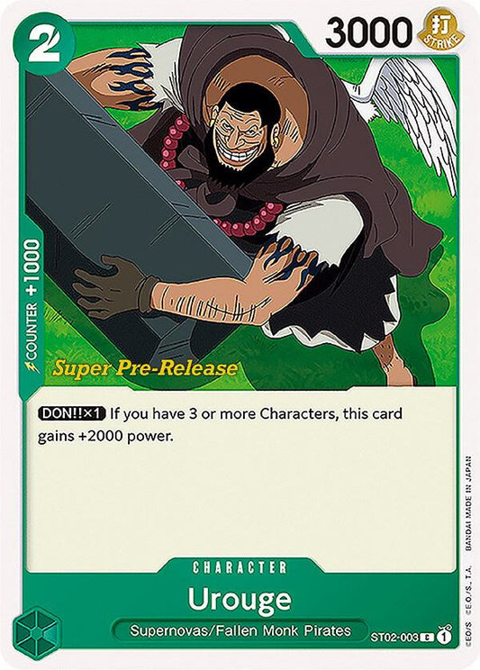 Urouge [ST02-003] Starter Deck 02 - Worst Generation - Super Pre-Release