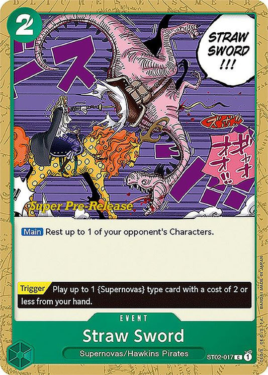 Straw Sword [ST02-017] Starter Deck 02 - Worst Generation - Super Pre-Release