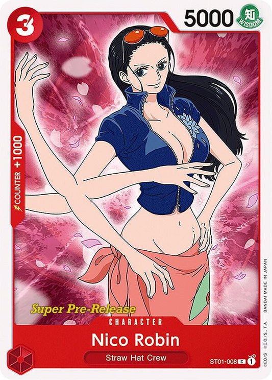 Nico Robin [ST01-008] Starter Deck 01 - Straw Hat Crew - Super Pre-Release