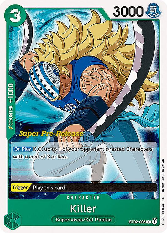 Killer [ST02-005] Starter Deck 02 - Worst Generation - Super Pre-Release