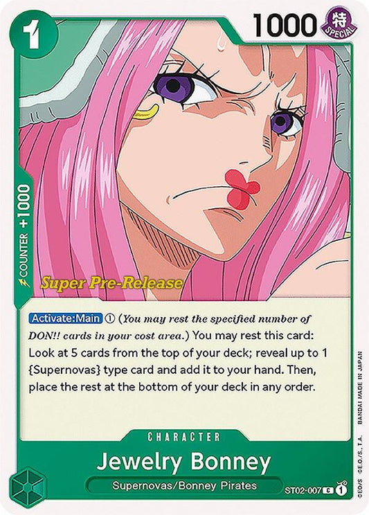 Jewelry Bonney [ST02-007] Starter Deck 02 - Worst Generation - Super Pre-Release