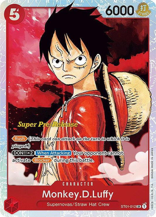 Monkey.D.Luffy [ST01-012] Starter Deck 01 - Straw Hat Crew - Super Pre-Release