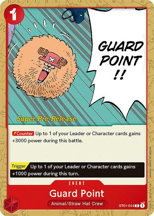 Guard Point [ST01-014] Starter Deck 01 - Straw Hat Crew - Super Pre-Release