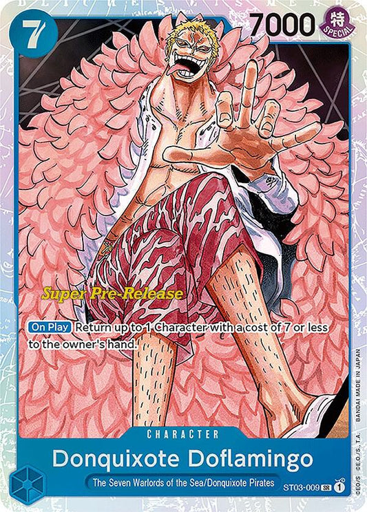 Donquixote Doflamingo [ST03-009] Starter Deck 03 - The Seven Warlords of the Sea - Super Pre-Release