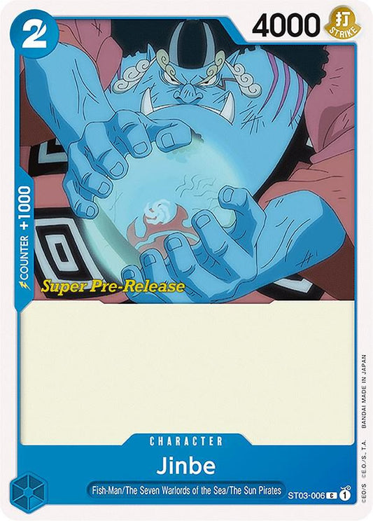 Jinbe [ST03-006] Starter Deck 03 - The Seven Warlords of the Sea - Super Pre-Release