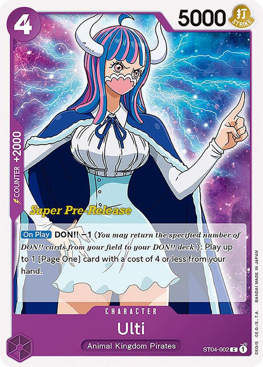 Ulti [ST04-002] Starter Deck 04 - Animal Kingdom Pirates - Super Pre-Release