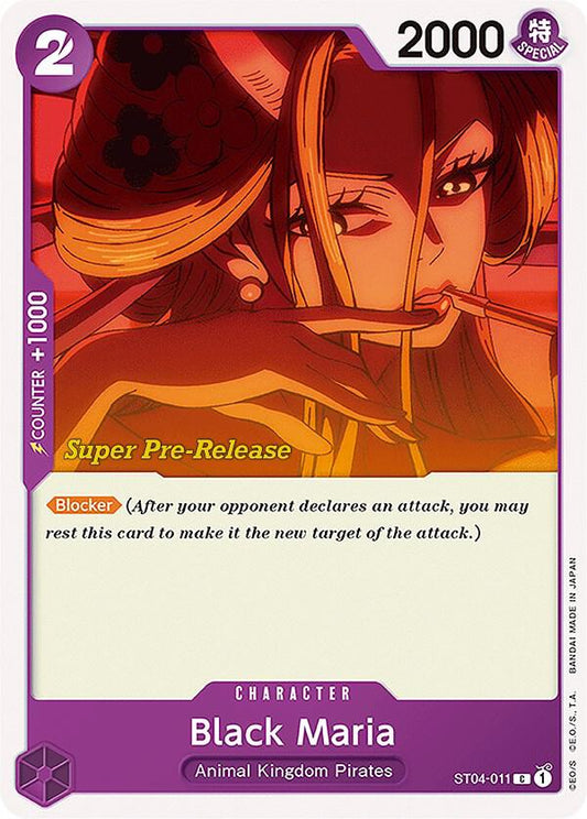 Black Maria [ST04-011] Starter Deck 04 - Animal Kingdom Pirates - Super Pre-Release