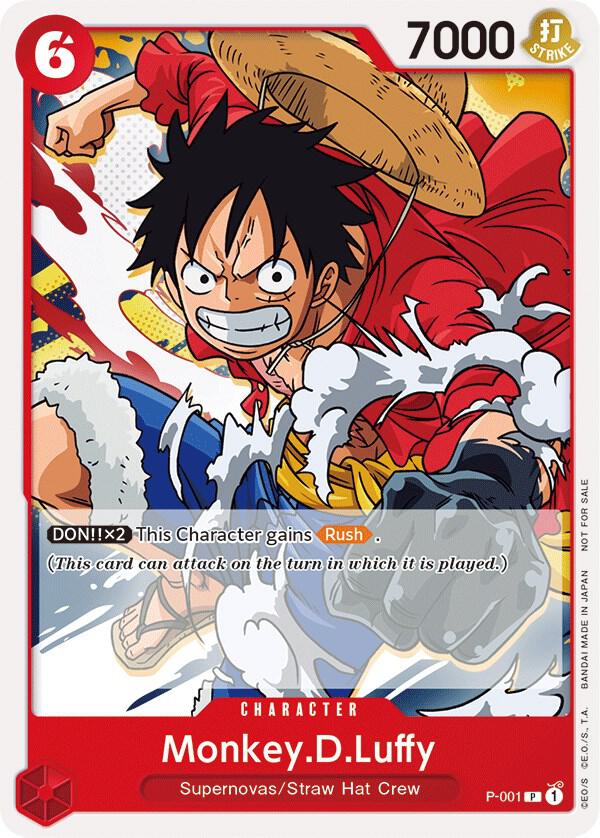 Monkey.D.Luffy [P-001] Super Pre-Release Promo