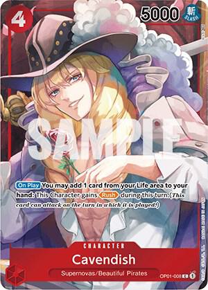 Cavendish [OP01-008] OP01 - Romance Dawn Box Topper