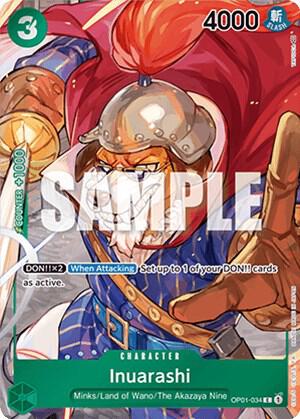 Inuarashi [OP01-034] OP01 - Romance Dawn Box Topper