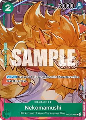 Nekomamushi [OP01-048] OP01 - Romance Dawn Box Topper
