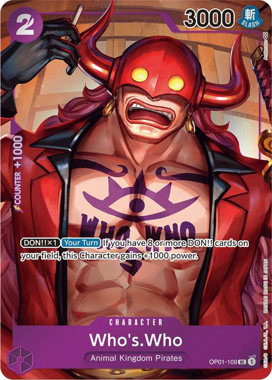 Who's.Who [OP01-109] OP01 - Romance Dawn Box Topper