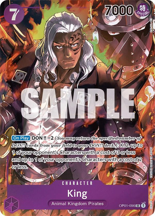 King (Parallel Alternate Art) [OP01-096] OP01 - Romance Dawn