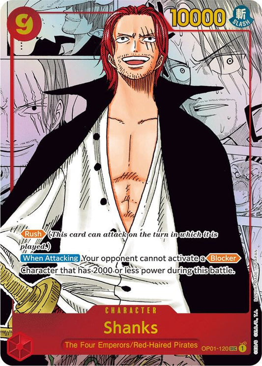 Shanks (Manga Rare) [OP01-120] OP01 - Romance Dawn