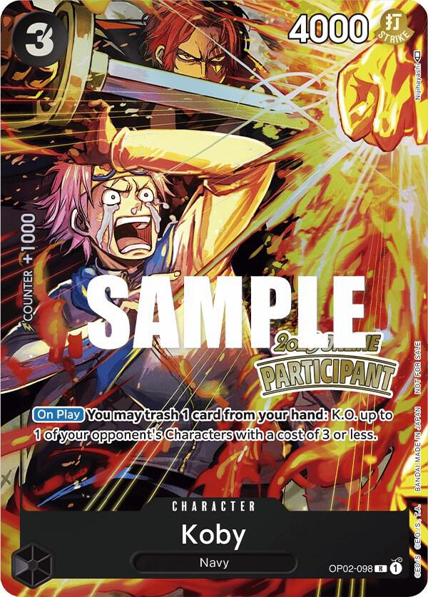 Koby [OP02-098] Online Regionals 2023 Wave 1 Participation Pack