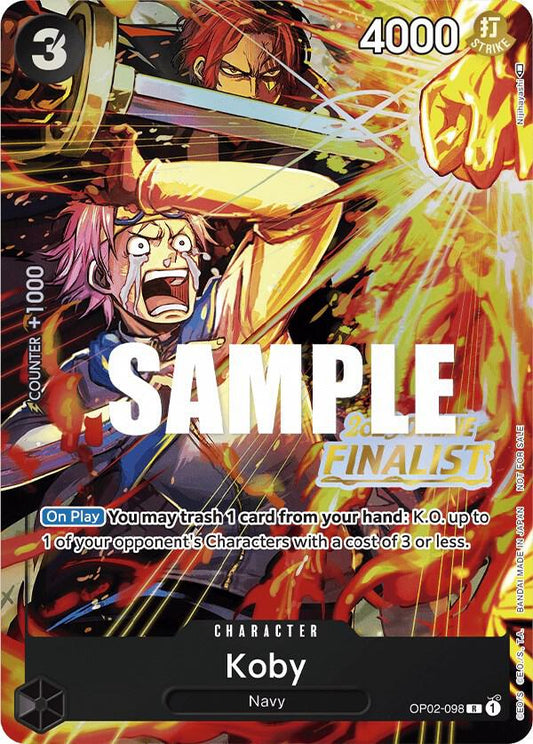 Koby [OP02-098] Online Regionals 2023 Wave 1 Finalist Pack