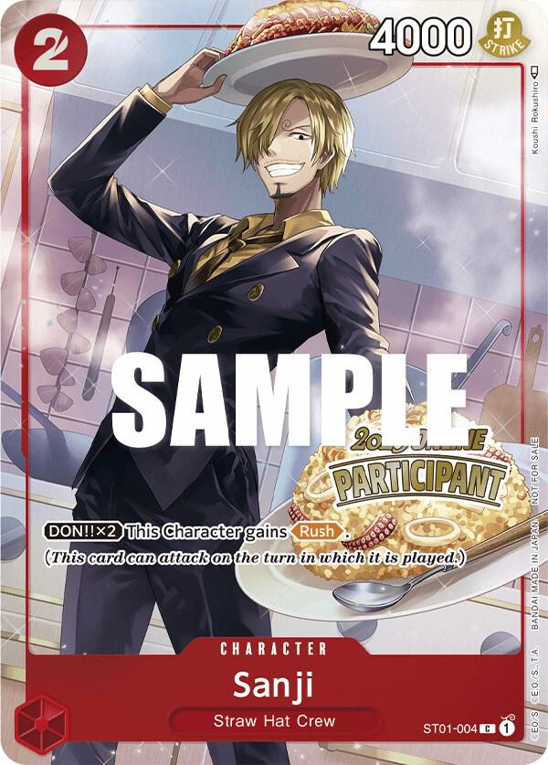 Sanji [ST01-004] Online Regionals 2023 Wave 1 Participation Pack