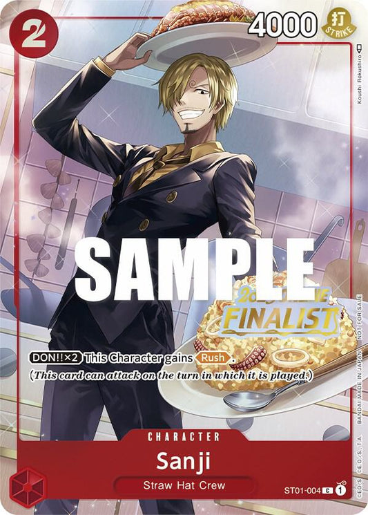 Sanji [ST01-004] Online Regionals 2023 Wave 1 Finalist Pack