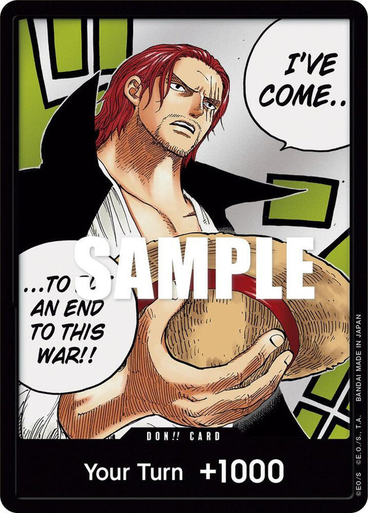 DON!! [Shanks - I've Come End this War!!] (OP02 - Paramount War)
