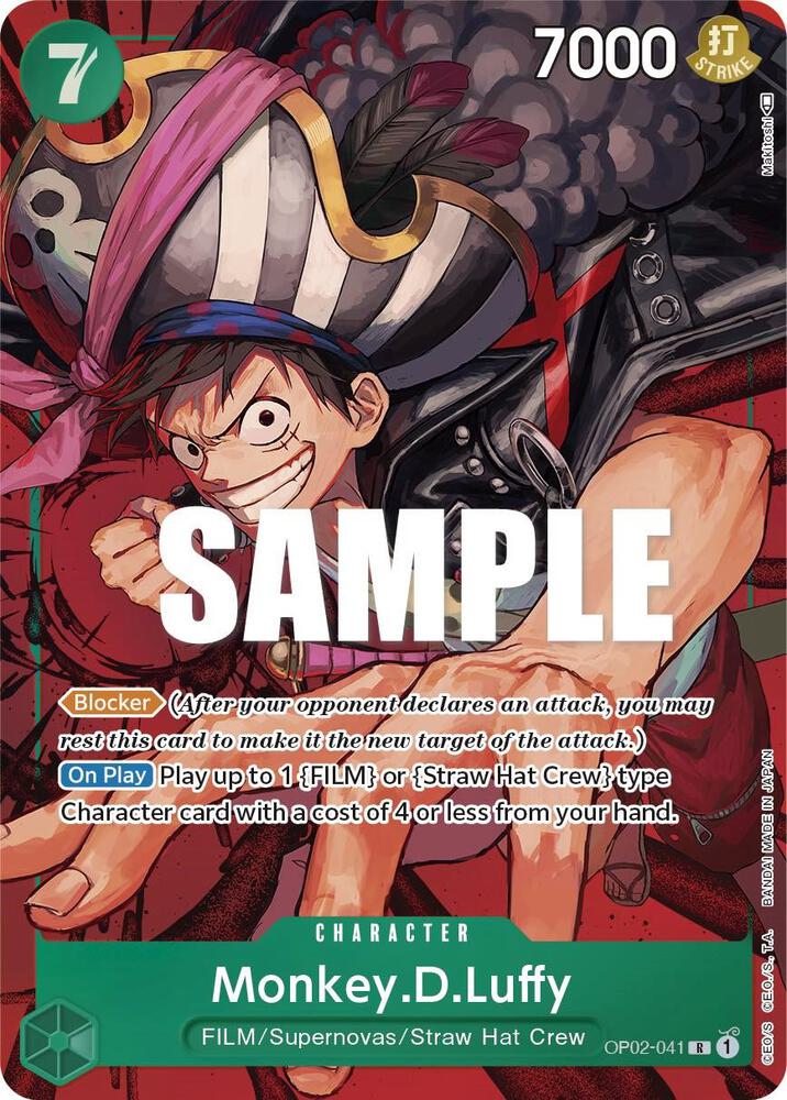 Monkey.D.Luffy (Parallel Alternate Art) [OP02-041] OP02 - Paramount War