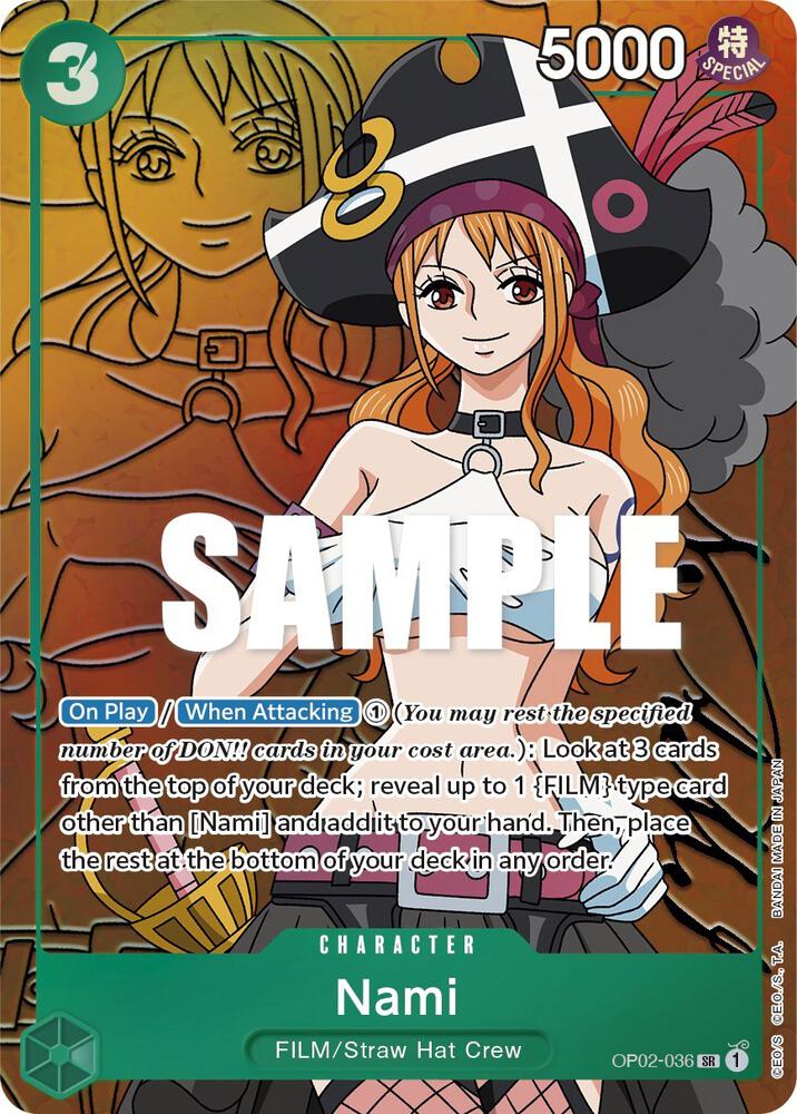 Nami (Parallel Alternate Art) [OP02-036] OP02 - Paramount War