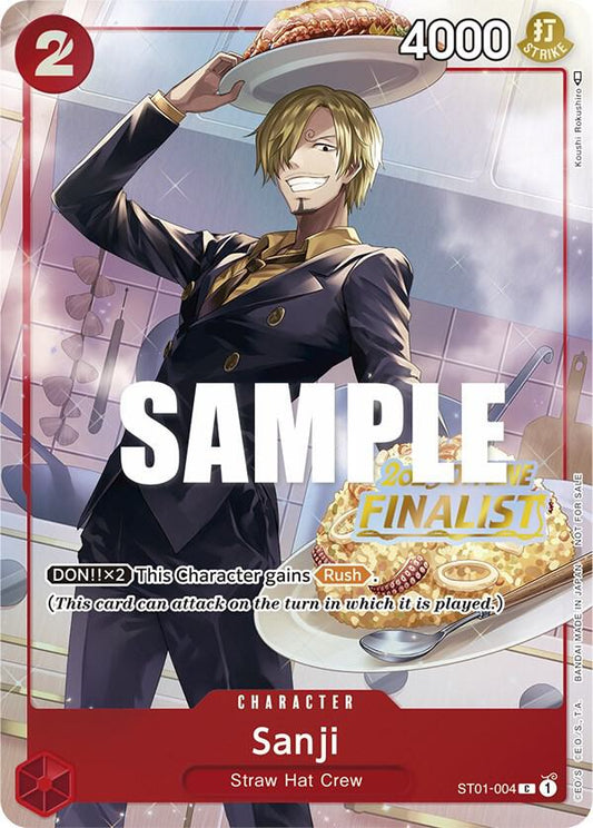 Sanji [ST01-004] Offline Regionals 2023 Wave 1 Finalist Pack