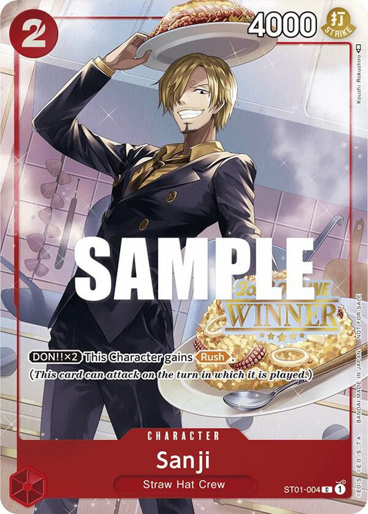 Sanji [ST01-004] Offline Regionals 2023 Wave 1 Winner Pack