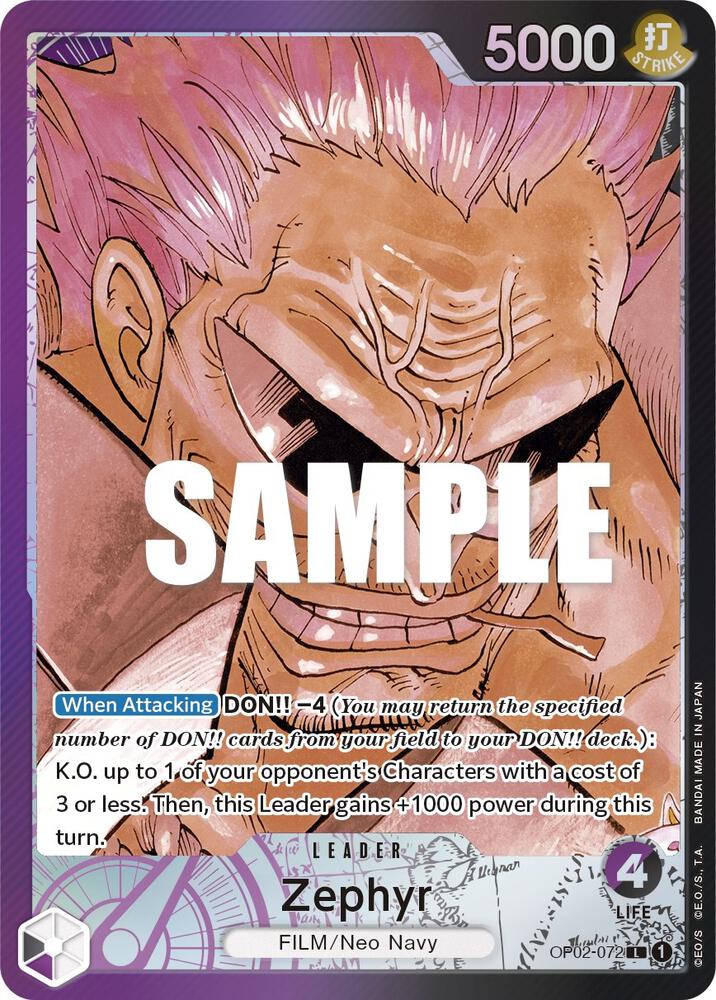Zephyr (Parallel Alternate Art) [OP02-072] OP02 - Paramount War