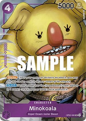 Minokoala [OP02-086] OP02 - Paramount War Box Topper