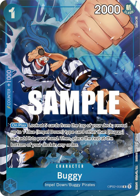 Buggy (Parallel Alternate Art) [OP02-058] OP02 - Paramount War
