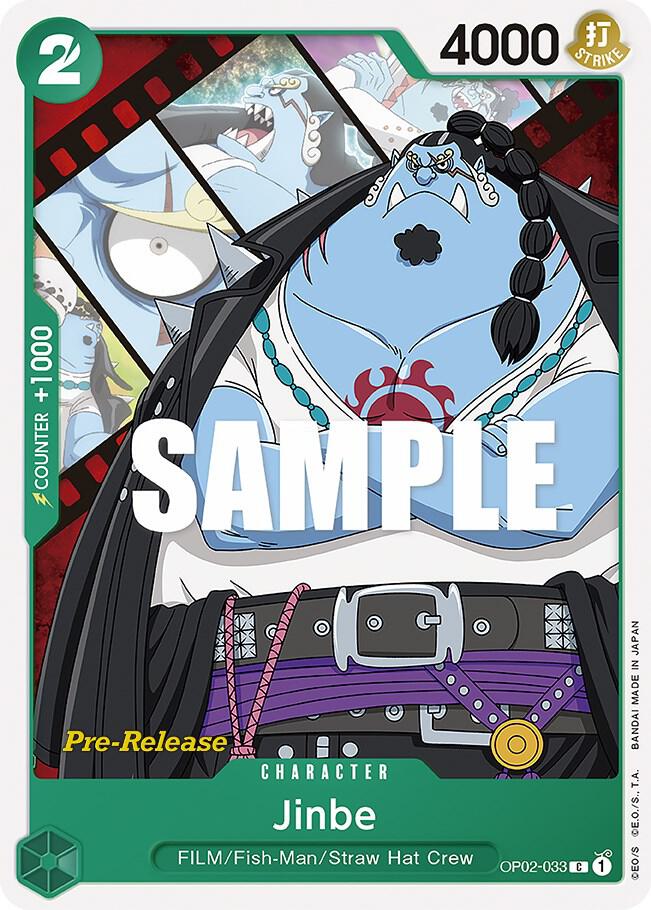 Jinbe [OP02-033] OP02 Paramount War - Pre-release Pack