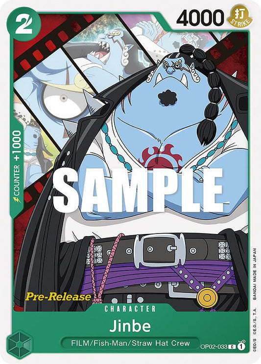 Jinbe [OP02-033] OP02 Paramount War - Pre-release Pack