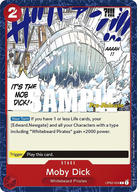 Moby Dick [OP02-024] OP02 Paramount War - Pre-release Pack