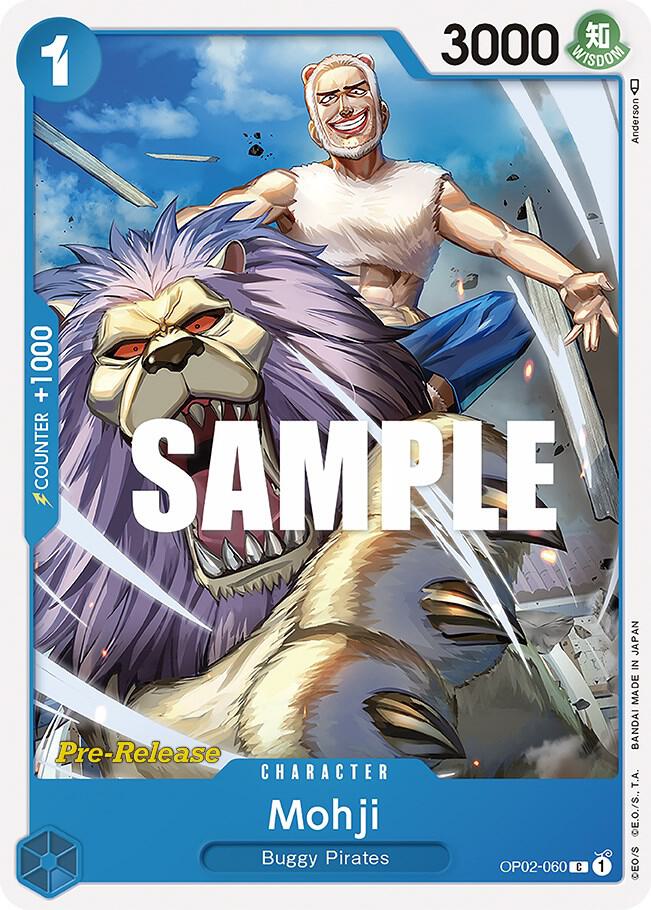 Mohji [OP02-060] OP02 Paramount War - Pre-release Pack