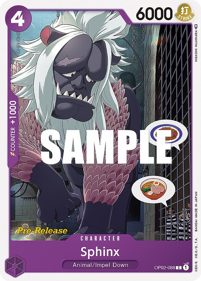 Sphinx [OP02-088] OP02 Paramount War - Pre-release Pack