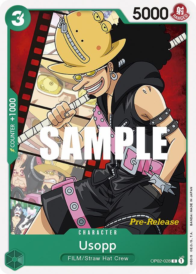 Usopp [OP02-028] OP02 Paramount War - Pre-release Pack