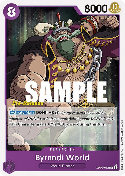 Byrnndi World [OP02-082] OP02 Paramount War - Pre-release Pack
